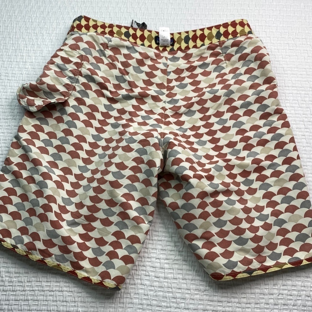 Patagonia Board Shorts Mens 35 Floral Swimming Summer Surfing Multicolor Nylon - Picture 9 of 14